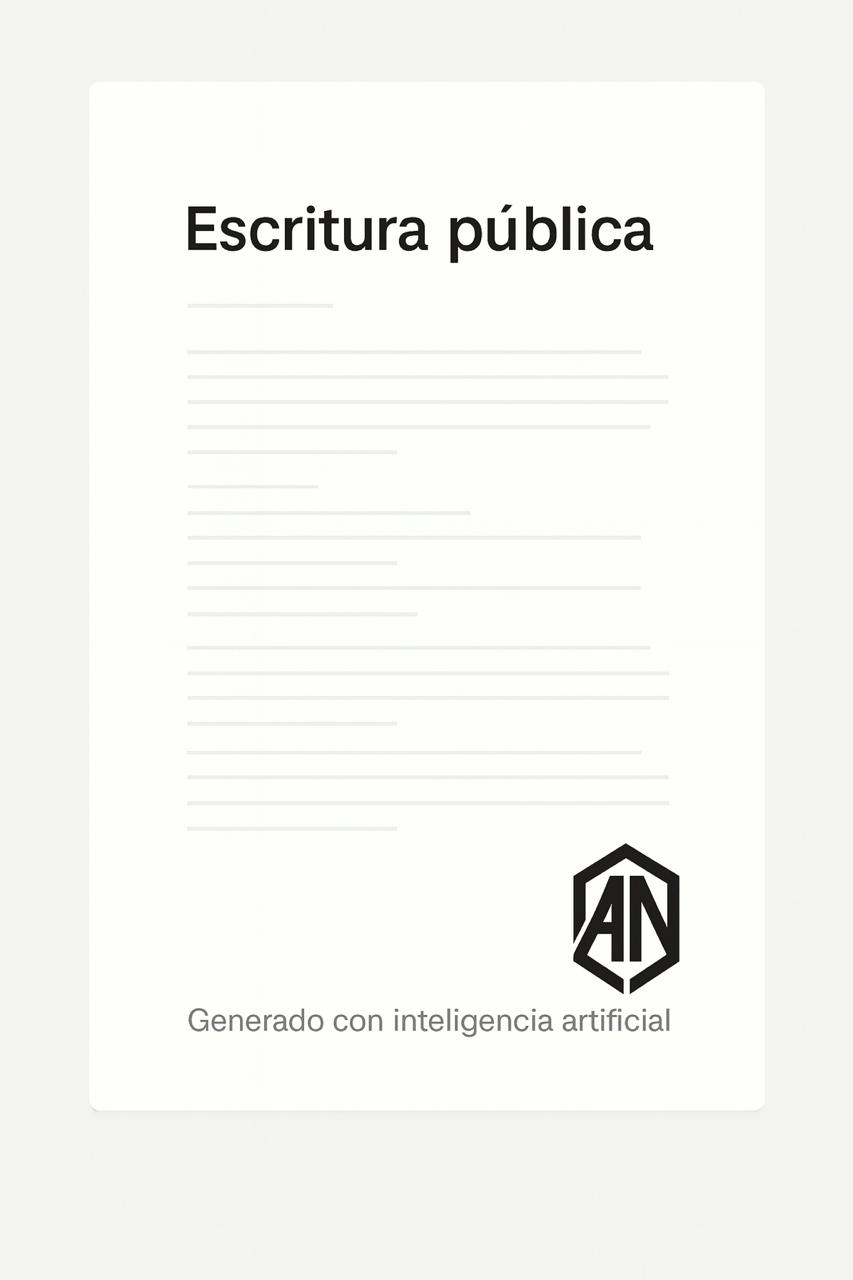 Redacción instantánea de escrituras notariales con inteligencia artificial