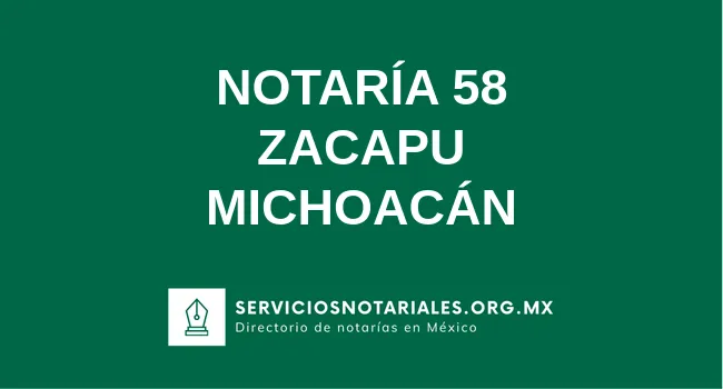Notaría 58 de Zacapu Michoacán - Cliente de Aurinot
